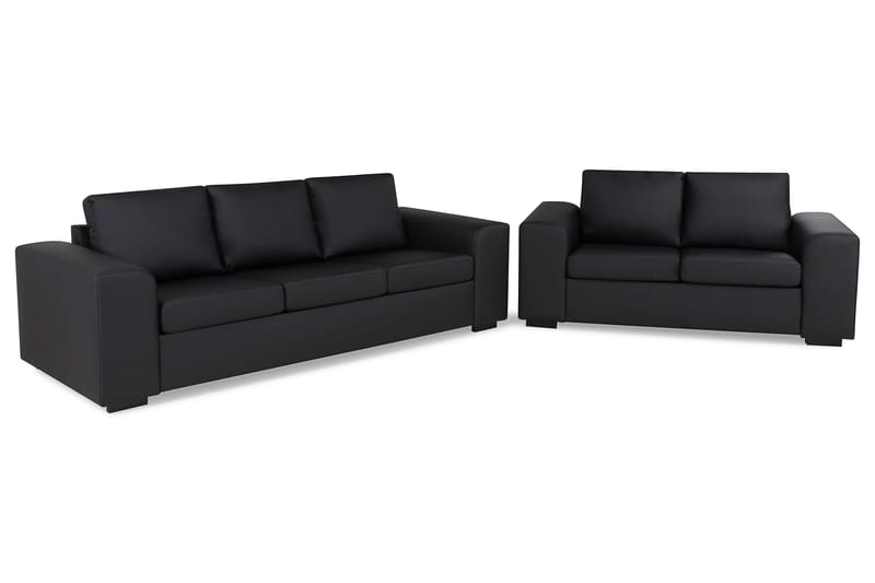 Connect Sofagruppe 3+2 - Svart - Møbler - Sofaer - Sofagrupper