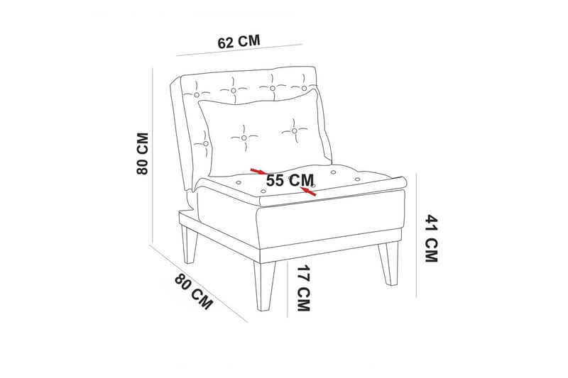 Fuoco Sofagruppe - Antrasitt - Møbler - Sofaer - Sofagrupper