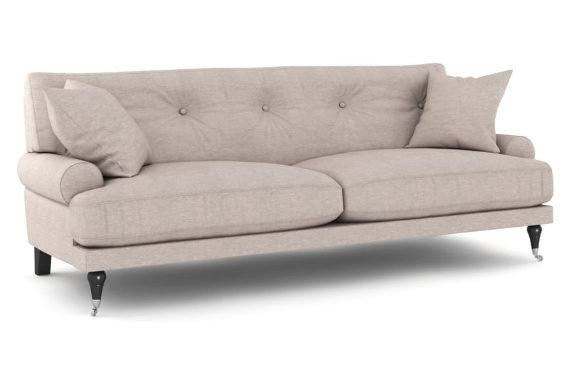 Andrew Sofagruppe 2+1 - Beige/Krom - Møbler - Sofaer - Sofagrupper - Howard sofagruppe