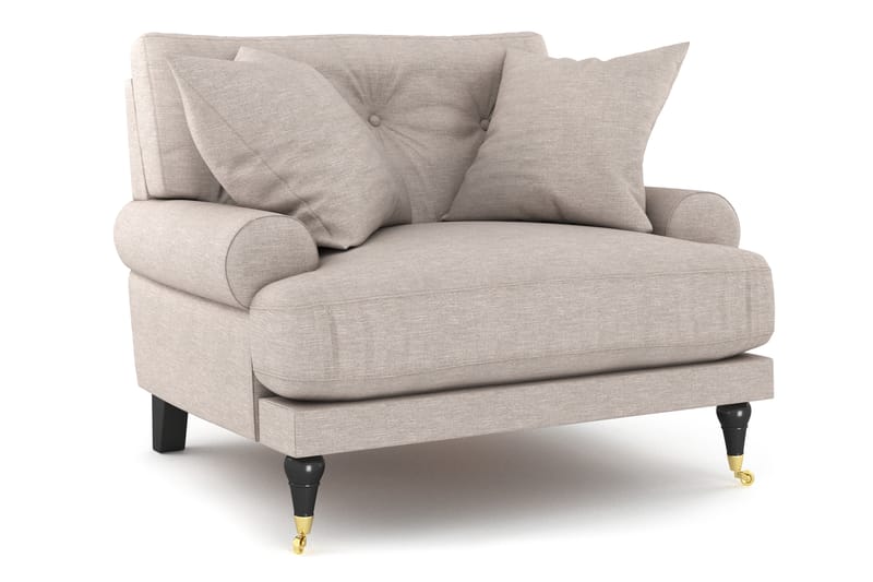 Andrew Sofagruppe 2+1 - Beige/Messing - Møbler - Sofaer - Sofagrupper - Howard sofagruppe