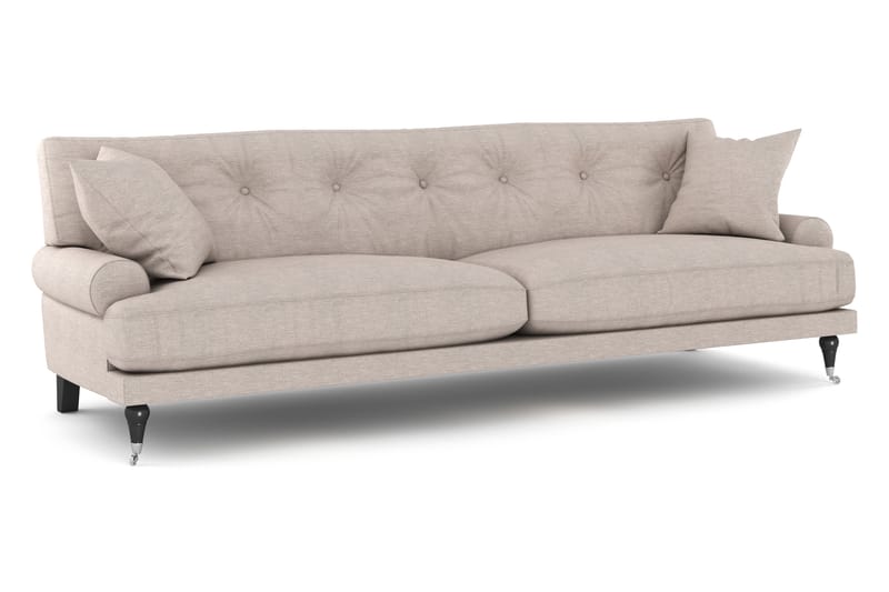 Andrew Sofagruppe 3+1 - Beige/Krom - Møbler - Sofaer - Sofagrupper - Howard sofagruppe