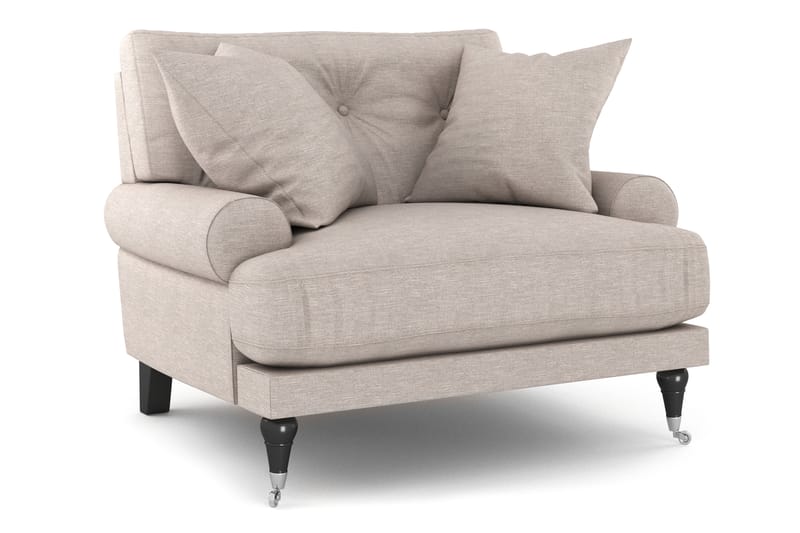 Andrew Sofagruppe 3+1 - Beige/Krom - Møbler - Sofaer - Sofagrupper - Howard sofagruppe