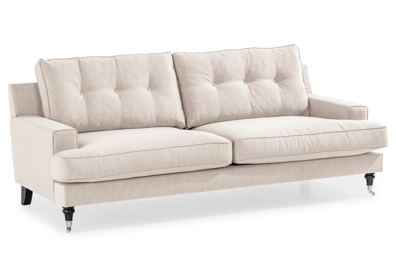 Dalby Sofagruppe 2+3+1 med Fotskammel - Lys Beige - Møbler - Sofaer - Sofagrupper - Howard sofagruppe