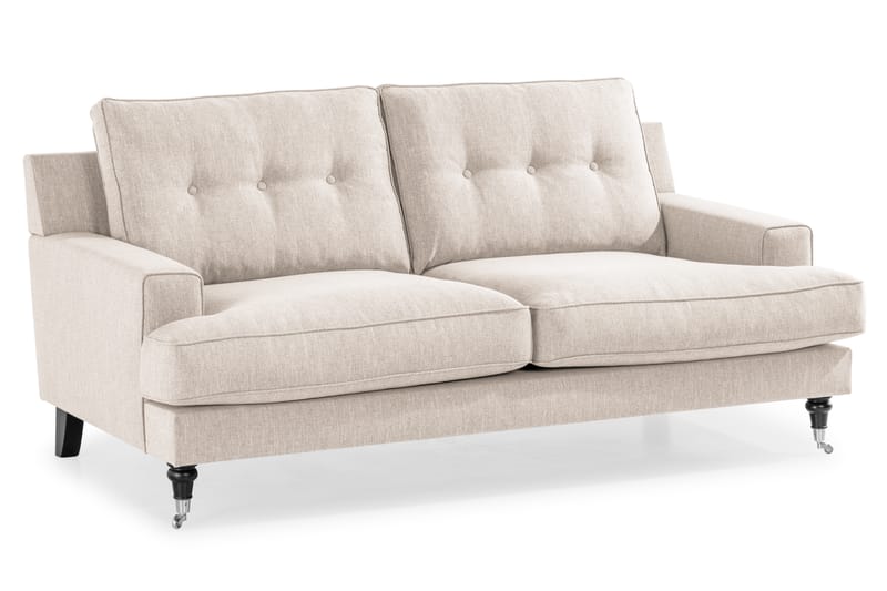 Dalby Sofagruppe 2+3+1 med Fotskammel - Lys Beige - Møbler - Sofaer - Sofagrupper - Howard sofagruppe