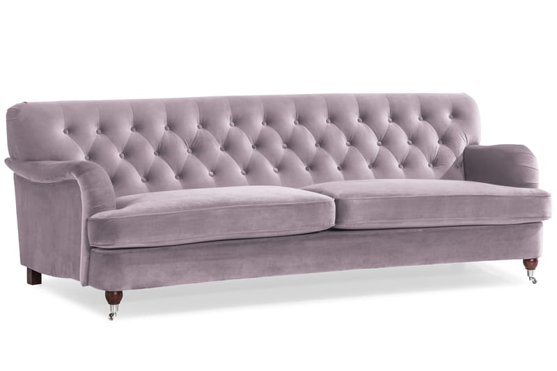 Howard Riviera Sofagruppe 2-seter+3-seter+Lenestol+Skammel B - Lilla - Møbler - Sofaer - Sofagrupper - Howard sofagruppe