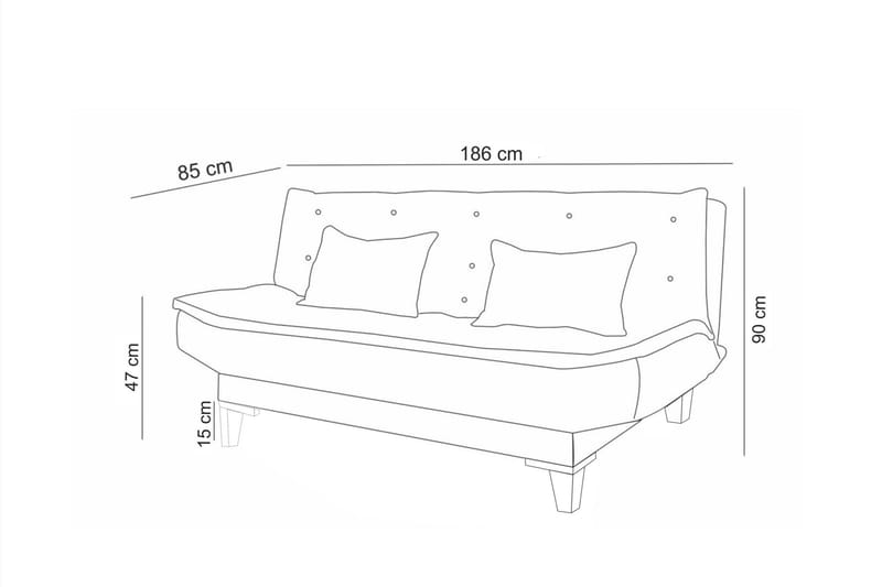 Hunterville Sofagruppe - Antrasitt - Møbler - Sofaer - Sofagrupper