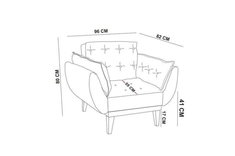 Jektvik Sofagruppe - Mørkeblå - Møbler - Sofaer - Sofagrupper