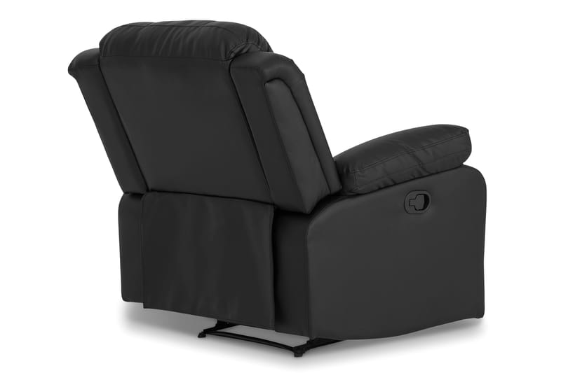 Norbo Recliner Sofagruppe 3+1 Kunstlær - Svart - Møbler - Sofaer - Sofagrupper