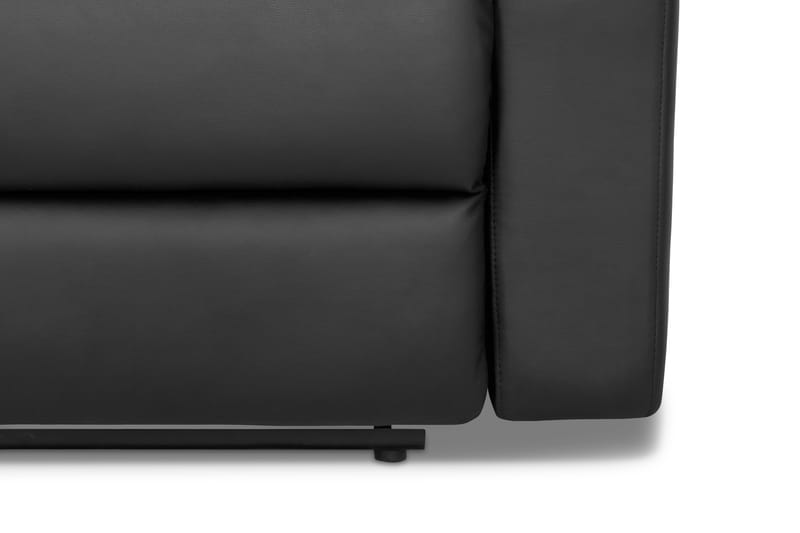 Norbo Recliner Sofagruppe 3+2 - Fällbar sofa lenestol - Kinosofa i kunstskinn - Svart - Møbler - Sofaer - Sofagrupper