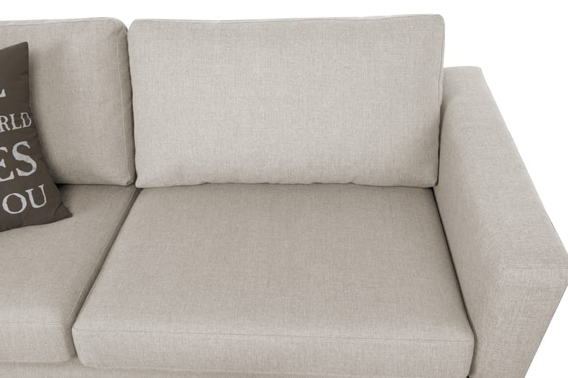 Nordic Sofagruppe 3-seter+Lenestol - Beige/Svart - Møbler - Sofaer - Sofagrupper