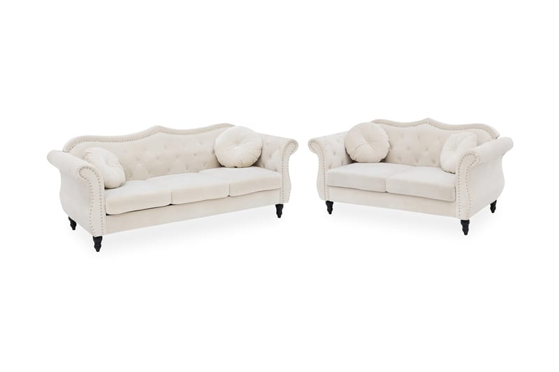 Skien Sofagruppe 2-seter + 3-seter - Beige - Møbler - Sofaer - Sofagrupper