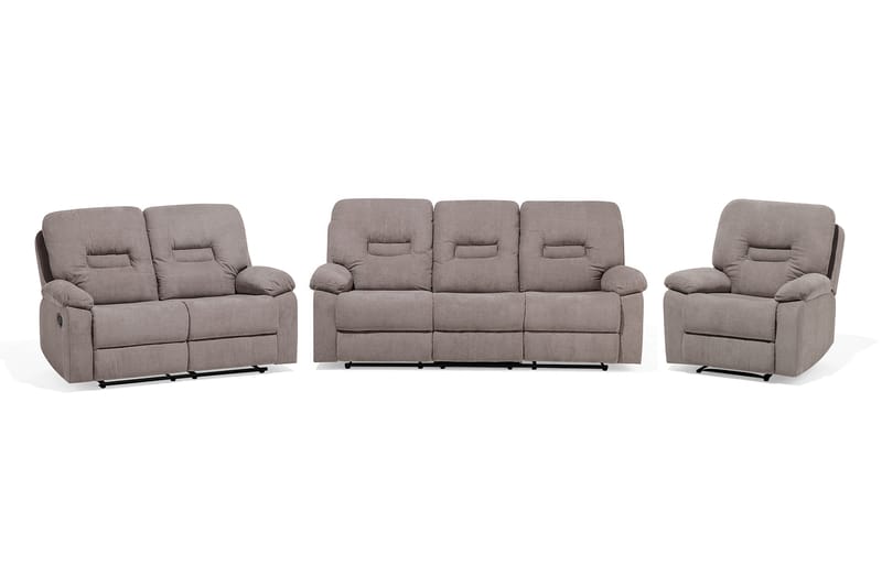 Bergen Sofagruppe - Beige - Møbler - Sofaer - Sofagrupper - Sofagruppe 3 2 1