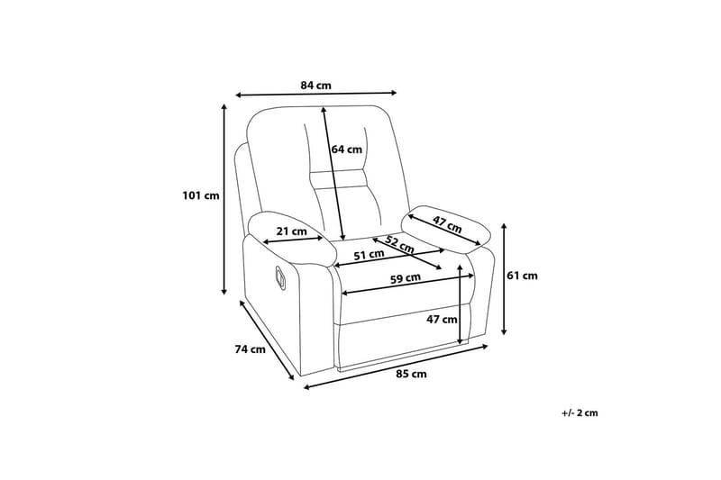 Bergen Sofagruppe - Brun - Møbler - Sofaer - Sofagrupper - Sofagruppe 3 2 1