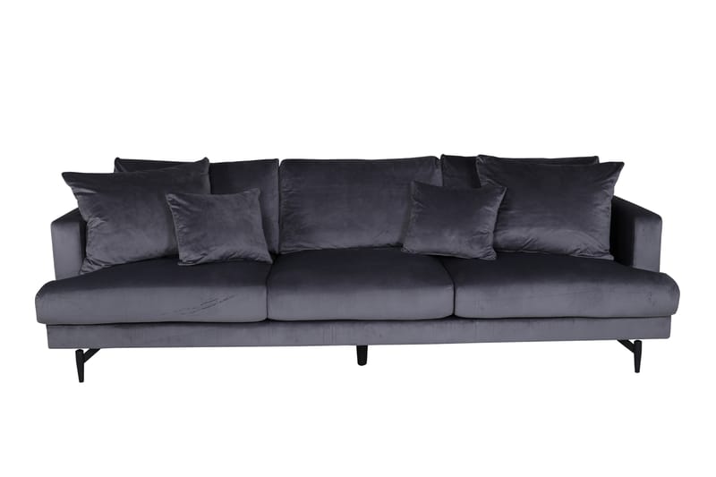 Sofia 3-seter Sofa - Mørk grå - Møbler - Sofaer - Sofa 3 seter