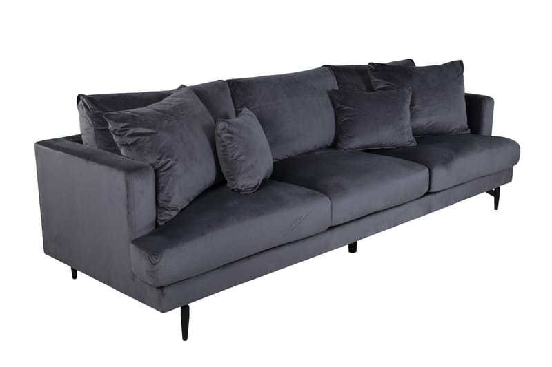 Sofia 3-seter Sofa - Mørk grå - Møbler - Sofaer - Sofa 3 seter