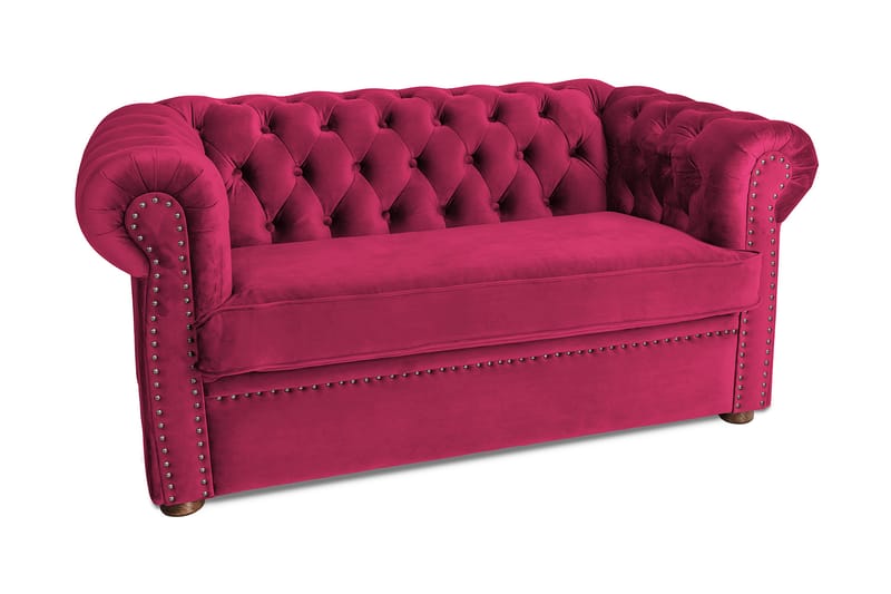 2-seat Extendable Sofa Chesterfield - Møbler - Sofaer - Sovesofaer