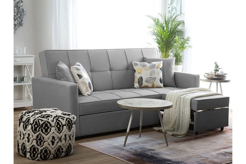 Glomma Sovesofa 207 cm - Grå - Møbler - Sofaer - Sovesofaer - 3 seters sovesofa