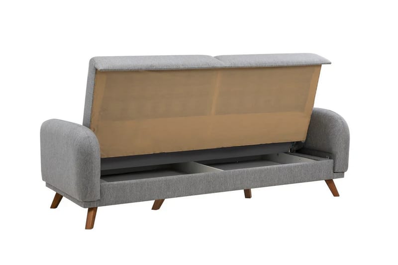 Malkiat Sovesofa - Grå - Møbler - Sofaer - Sovesofaer - 3 seters sovesofa