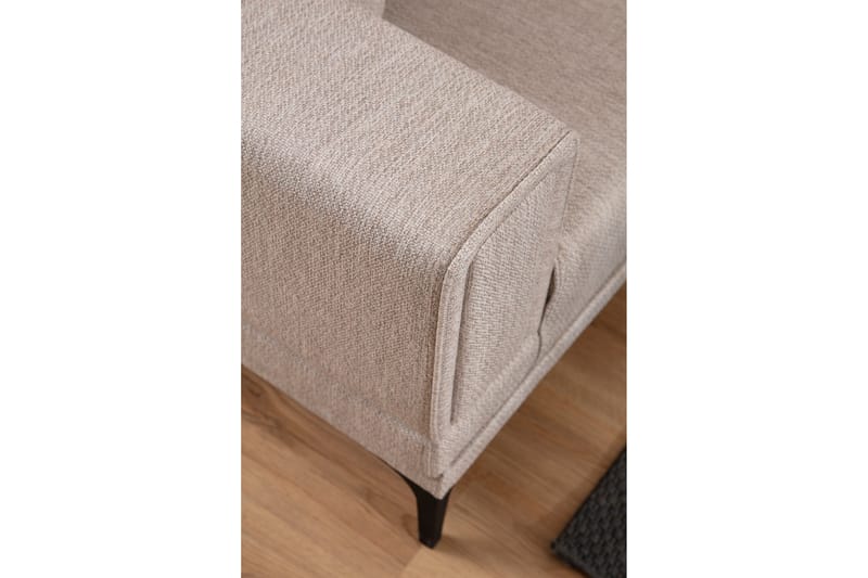 Naoko 3-seter Sovesofa - Lysebrun - Møbler - Sofaer - Sovesofaer - 3 seters sovesofa