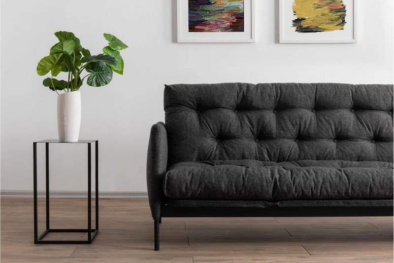 Renge Sovesofa - Mørkegrå - Møbler - Sofaer - Sovesofaer - 3 seters sovesofa