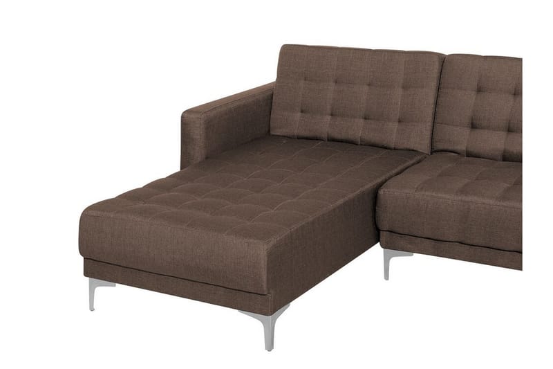 5-seters sofa med sovefunksjon brun Divansofa - Brun - Møbler - Sofaer - Sovesofaer