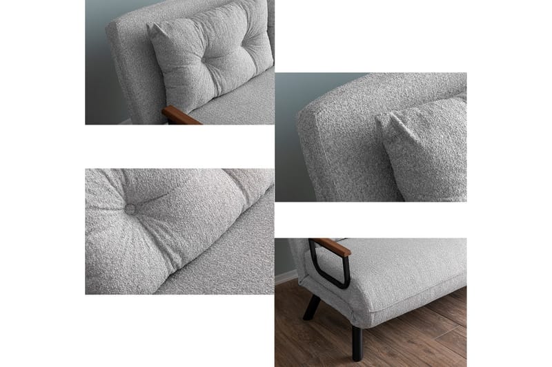 Alfredton Sovesofa - Grå - Møbler - Sofaer - Sovesofaer