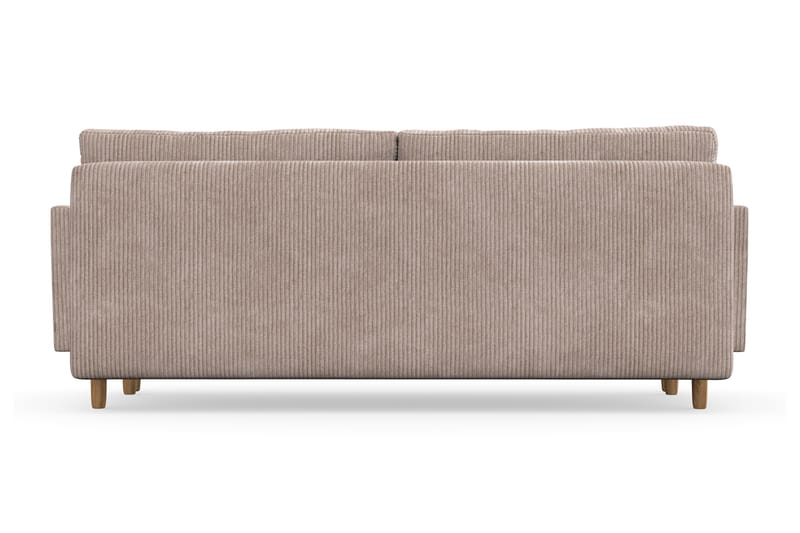 Amyssa Sovesofa med Oppbevaring 3-seter - Mørk beige - Møbler - Sofaer - Sovesofaer