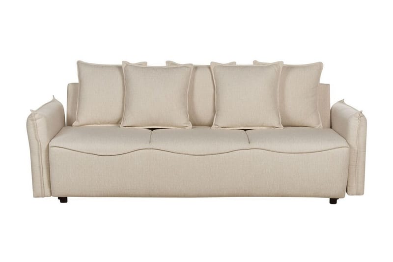 Balendin Sovesofa 3-seter - Beige/Svart - Møbler - Sofaer - Sovesofaer