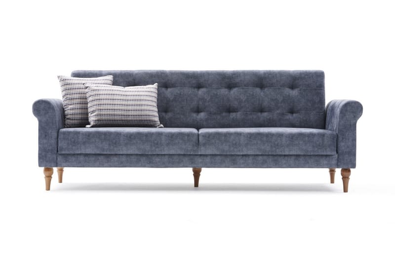 Benin Sovesofa 3-seters 185x109 - Antrasitt - Møbler - Sofaer - Sovesofaer