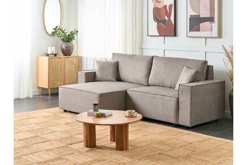 Brian Hjørnesovesofa 3-seter - Taupe - Møbler - Sofaer - Sovesofaer