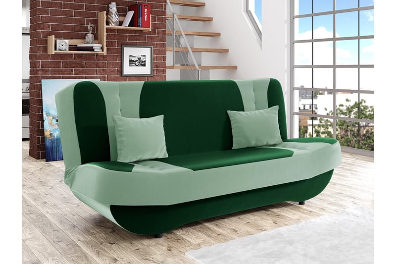 Burralla Sovesofa 2-seter - Grønn - Møbler - Sofaer - Sovesofaer