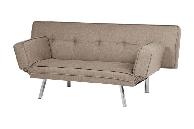 Cathleen Sovesofa 3-seter - Brun/Sølv - Møbler - Sofaer - Sovesofaer