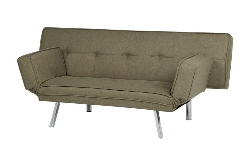 Cathleen Sovesofa 3-seter - Grønn/Sølv - Møbler - Sofaer - Sovesofaer