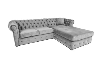 Chesterfield Deluxe Sovesofa 2-seters med Sjeselong