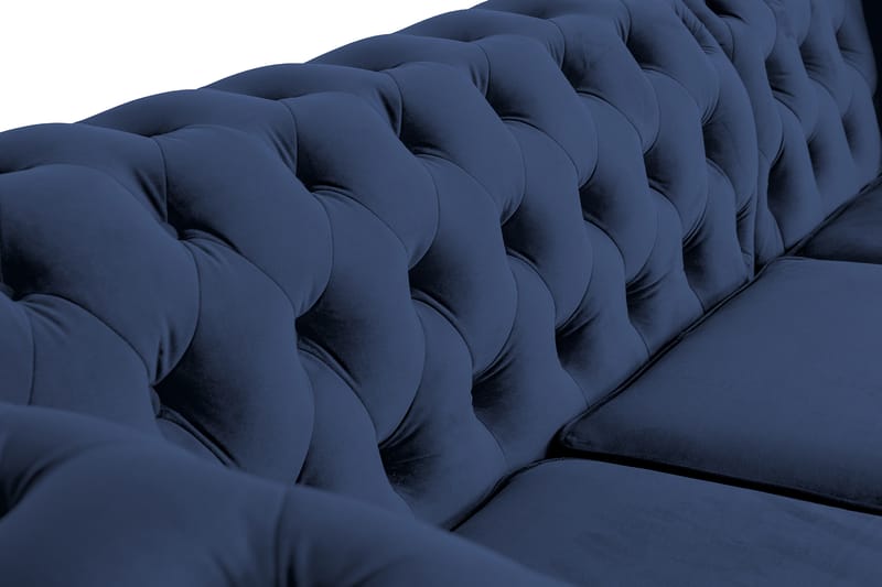 Chesterfield Deluxe Sovesofa 2-seters med Sjeselong - Møbler - Sofaer - Sovesofaer