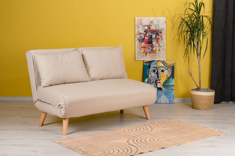 Daigo Sovesofa 2-seter - Beige - Møbler - Sofaer - Sovesofaer