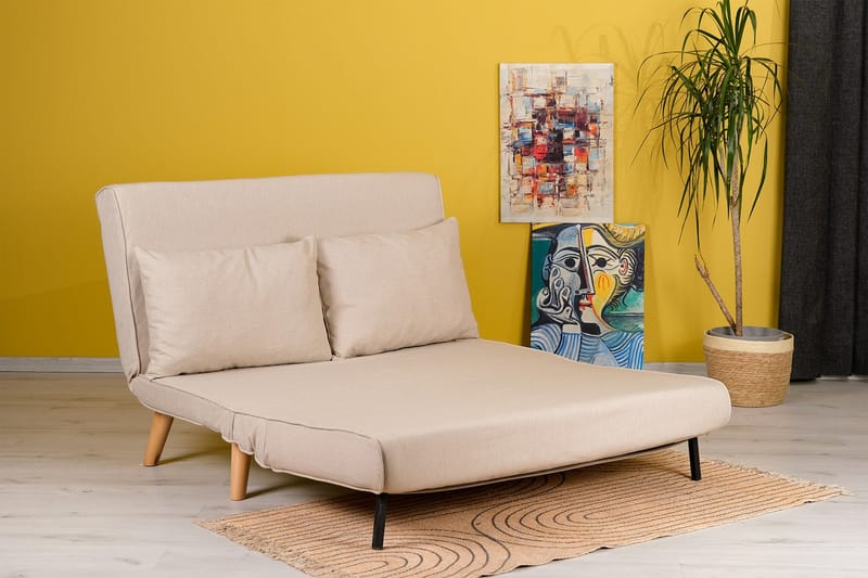 Daigo Sovesofa 2-seter - Beige - Møbler - Sofaer - Sovesofaer