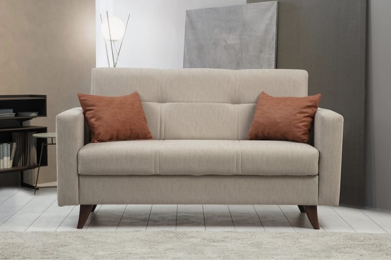 Darcia Sovesofa 2-seter - Beige - Møbler - Sofaer - Sovesofaer