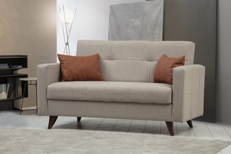 Darcia Sovesofa 2-seter - Beige - Møbler - Sofaer - Sovesofaer