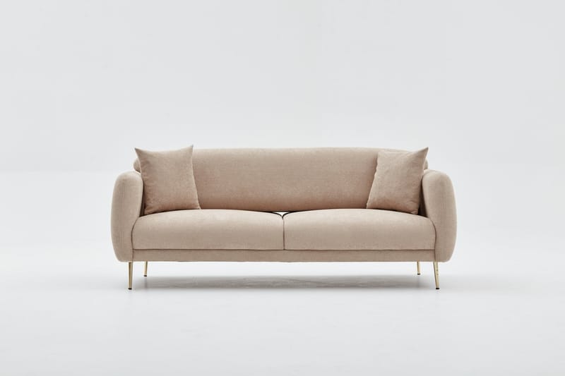 Devika Sovesofa 3-seter - Beige - Møbler - Sofaer - Sovesofaer