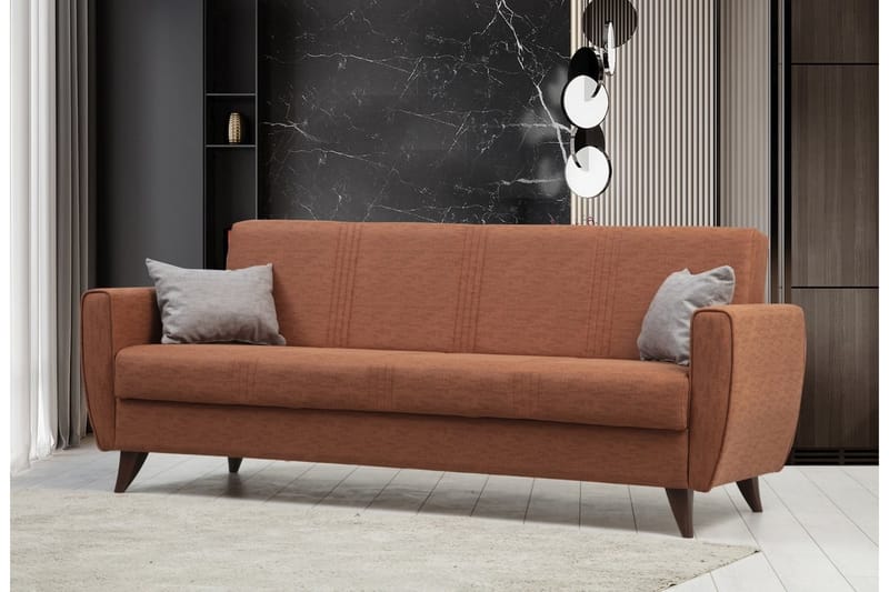 Dewan Sovesofa 3-seter - Rød - Møbler - Sofaer - Sovesofaer