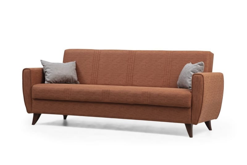 Dewan Sovesofa 3-seter - Rød - Møbler - Sofaer - Sovesofaer