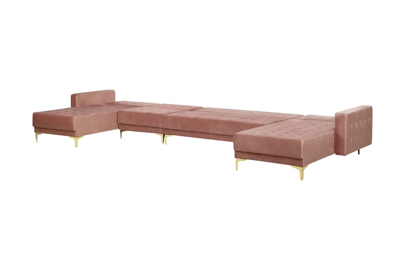 Divansovesofa ABERDEEN Rosa - Rosa - Møbler - Sofaer - Sovesofaer