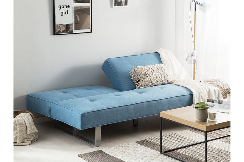 Dublin Sovesofa 190 cm - Blå - Møbler - Sofaer - Sovesofaer