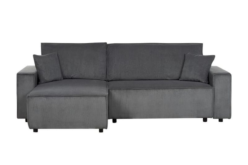 Dyshawn Hjørnesovesofa 2-seter - Grå/Svart - Møbler - Sofaer - Sovesofaer