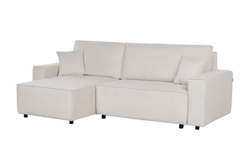 Dyshawn Hjørnesovesofa 2-seter - Hvit/Svart - Møbler - Sofaer - Sovesofaer