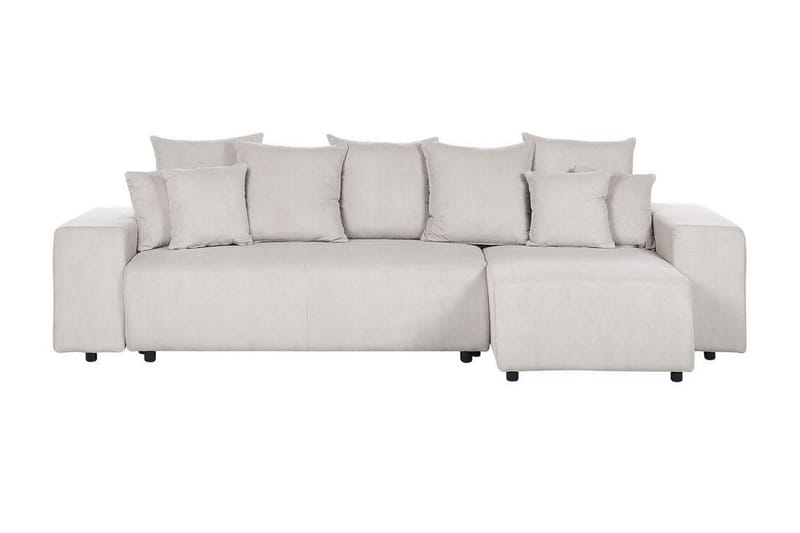 Dysis Hjørnesovesofa 3-seter - Beige/Svart - Møbler - Sofaer - Sovesofaer