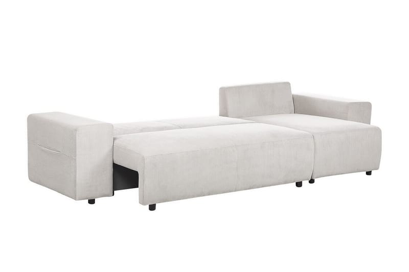 Dysis Hjørnesovesofa 3-seter - Beige/Svart - Møbler - Sofaer - Sovesofaer