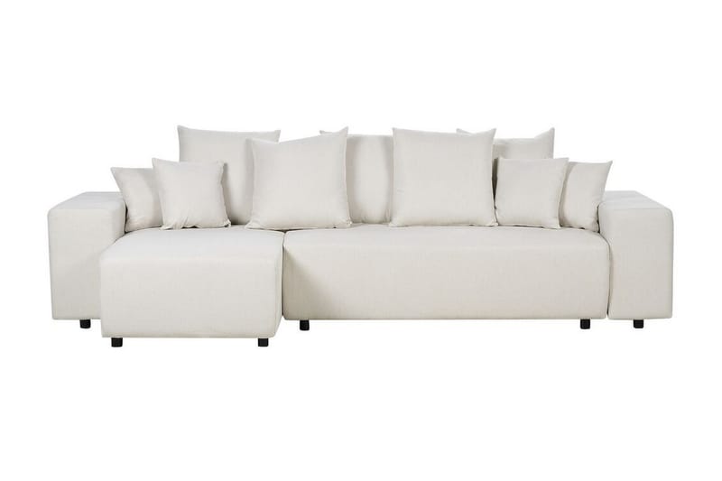 Dysis Hjørnesovesofa 3-seter - Beige/Svart - Møbler - Sofaer - Sovesofaer