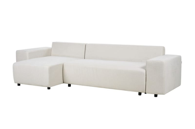 Dysis Hjørnesovesofa 3-seter - Beige/Svart - Møbler - Sofaer - Sovesofaer